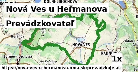 prevádzkovateľ v Nová Ves u Heřmanova