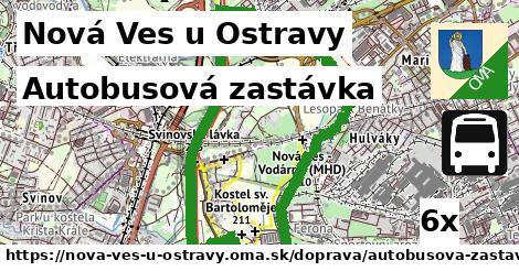 Autobusová zastávka, Nová Ves u Ostravy
