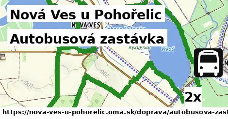 Autobusová zastávka, Nová Ves u Pohořelic