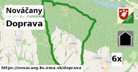 doprava v Nováčany, okres KS