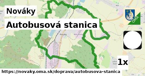 Autobusová stanica, Nováky