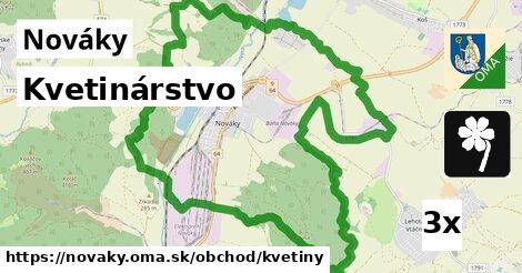 Kvetinárstvo, Nováky