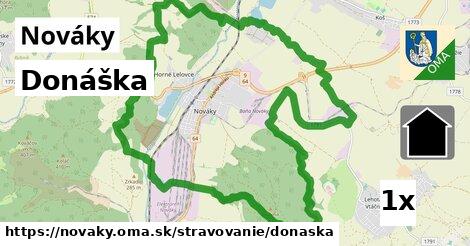 Donáška, Nováky
