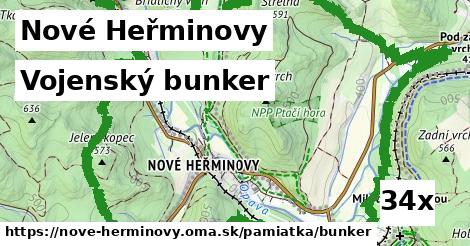 Vojenský bunker, Nové Heřminovy