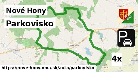 Parkovisko, Nové Hony