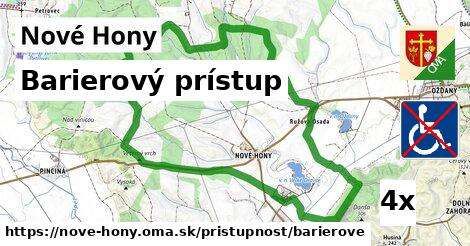 barierový prístup v Nové Hony