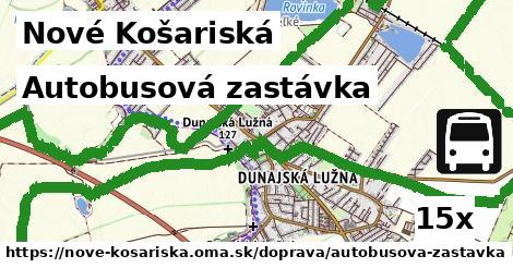 Autobusová zastávka, Nové Košariská