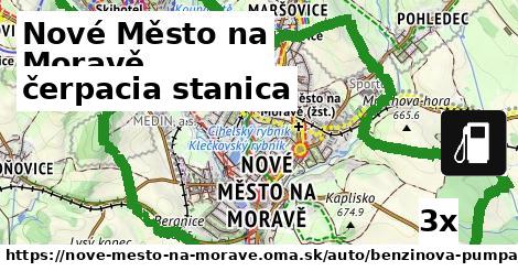 čerpacia stanica, Nové Město na Moravě