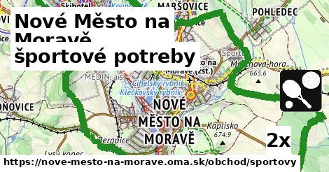 športové potreby, Nové Město na Moravě