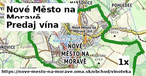 Predaj vína, Nové Město na Moravě