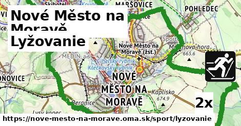 Lyžovanie, Nové Město na Moravě