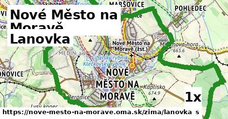 lanovka v Nové Město na Moravě