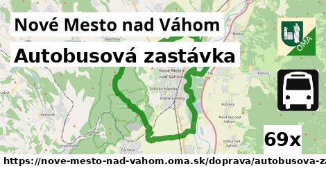 Autobusová zastávka, Nové Mesto nad Váhom