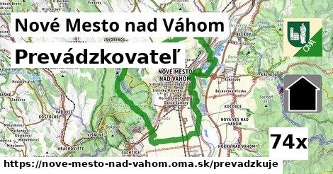 prevádzkovateľ v Nové Mesto nad Váhom