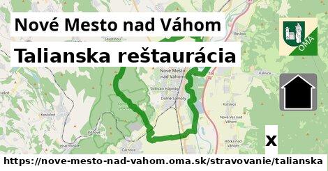 Talianska reštaurácia, Nové Mesto nad Váhom