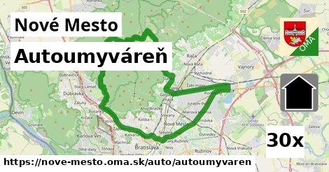 Autoumyváreň, Nové Mesto