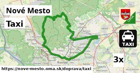 Taxi, Nové Mesto