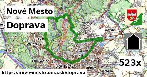 doprava v Nové Mesto