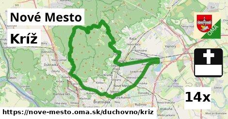 Kríž, Nové Mesto