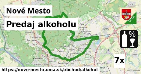 Predaj alkoholu, Nové Mesto