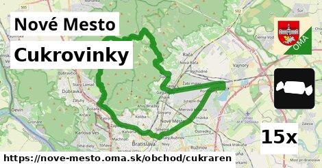 Cukrovinky, Nové Mesto