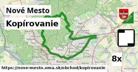 Kopírovanie, Nové Mesto