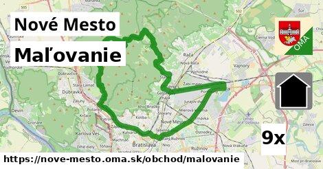 Maľovanie, Nové Mesto