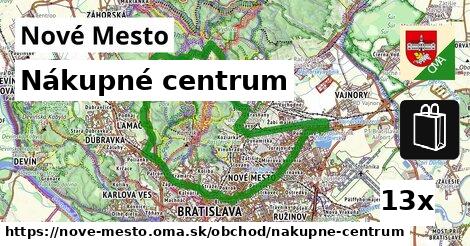 Nákupné centrum, Nové Mesto