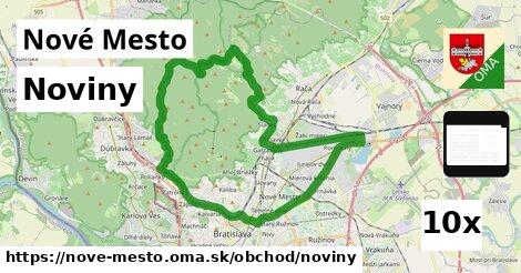 Noviny, Nové Mesto