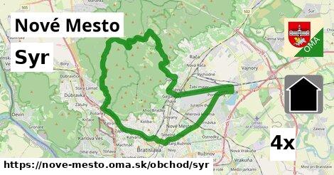 Syr, Nové Mesto