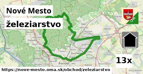 železiarstvo v Nové Mesto