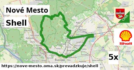 Shell v Nové Mesto