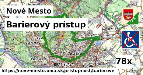 Barierový prístup, Nové Mesto