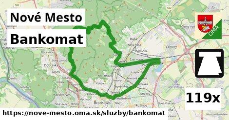 Bankomat, Nové Mesto