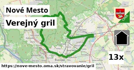 Verejný gril, Nové Mesto