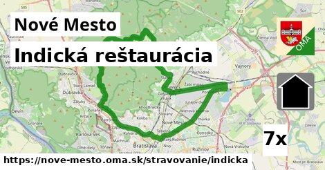 Indická reštaurácia, Nové Mesto