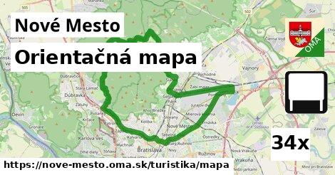 Orientačná mapa, Nové Mesto