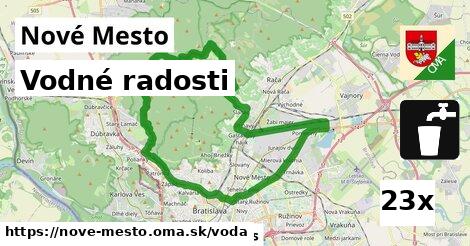 vodné radosti v Nové Mesto