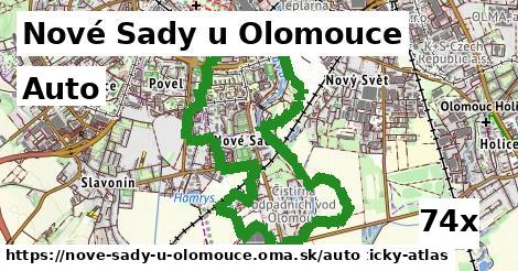 auto v Nové Sady u Olomouce