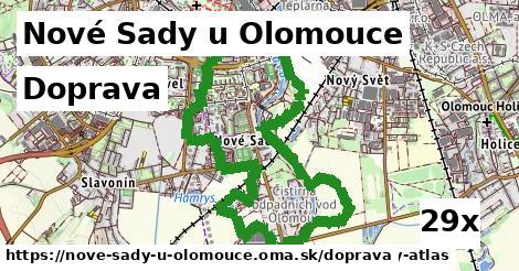 doprava v Nové Sady u Olomouce