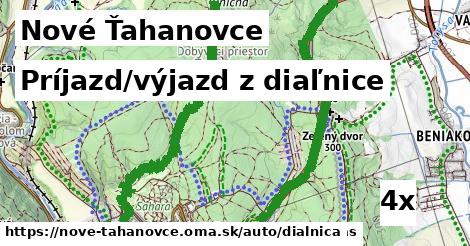 Príjazd/výjazd z diaľnice, Nové Ťahanovce