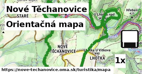 Orientačná mapa, Nové Těchanovice