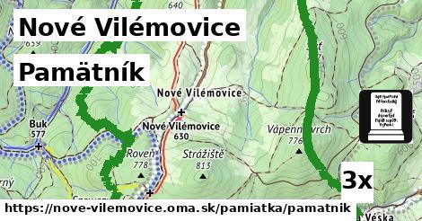 Pamätník, Nové Vilémovice