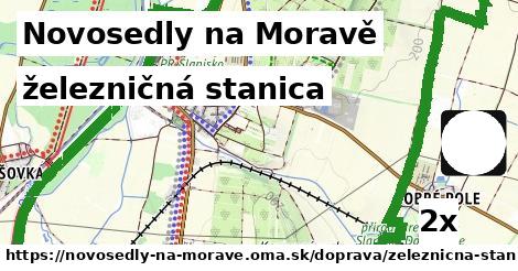 železničná stanica, Novosedly na Moravě