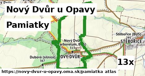 pamiatky v Nový Dvůr u Opavy