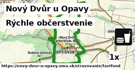 rýchle občerstvenie v Nový Dvůr u Opavy