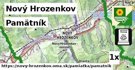 Pamätník, Nový Hrozenkov