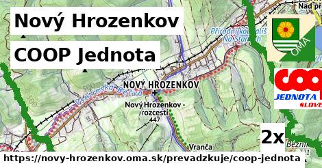 COOP Jednota, Nový Hrozenkov