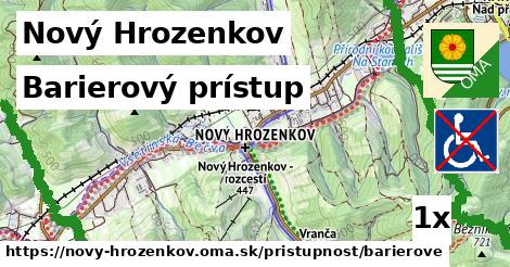 Barierový prístup, Nový Hrozenkov