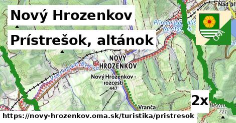 Prístrešok, altánok, Nový Hrozenkov